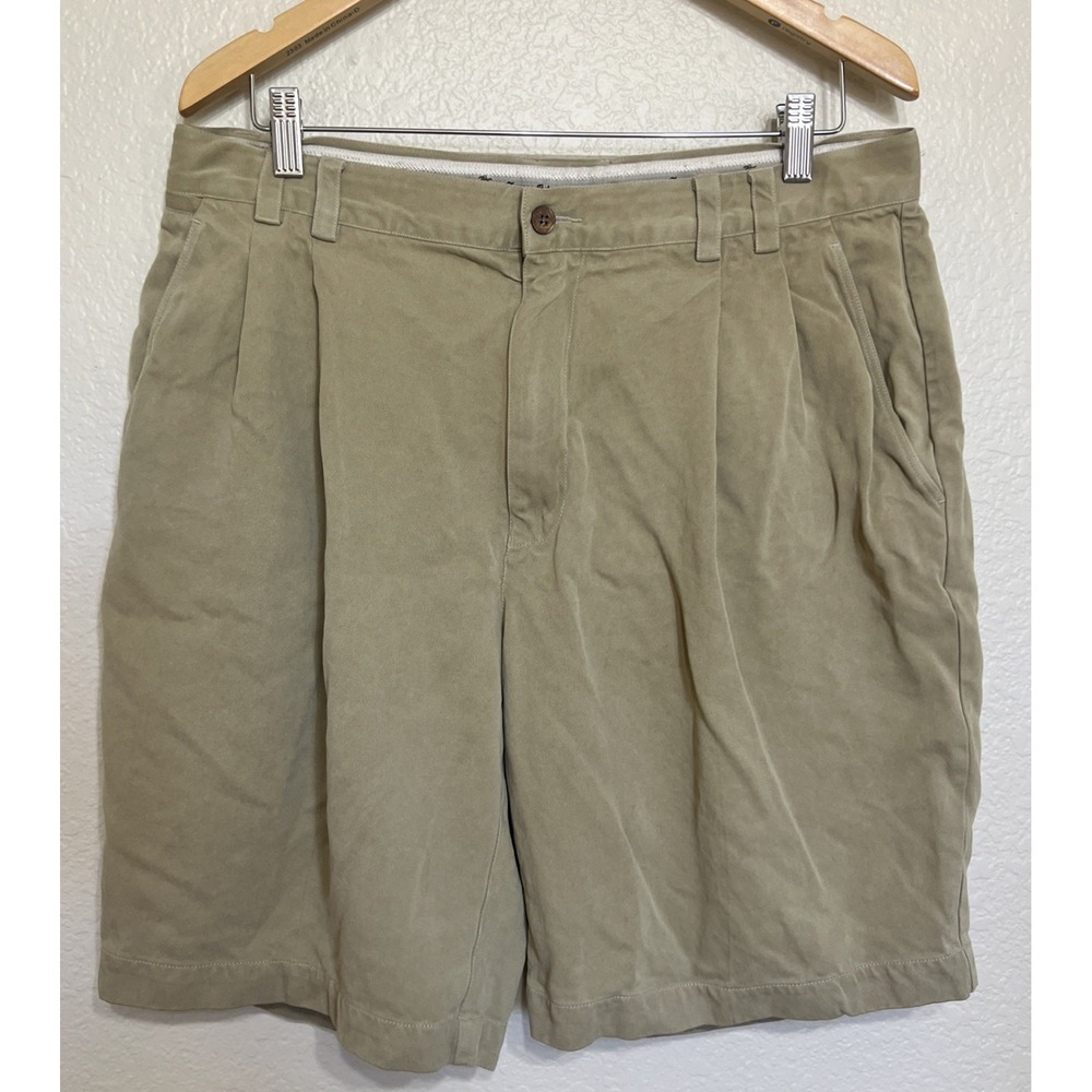 Tommy Bahama Relax Men's Chino 100% Silk Shorts Khaki - Size 35